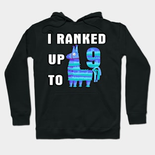 I Ranked Up To 9 Birthday Video Game Llama Hoodie